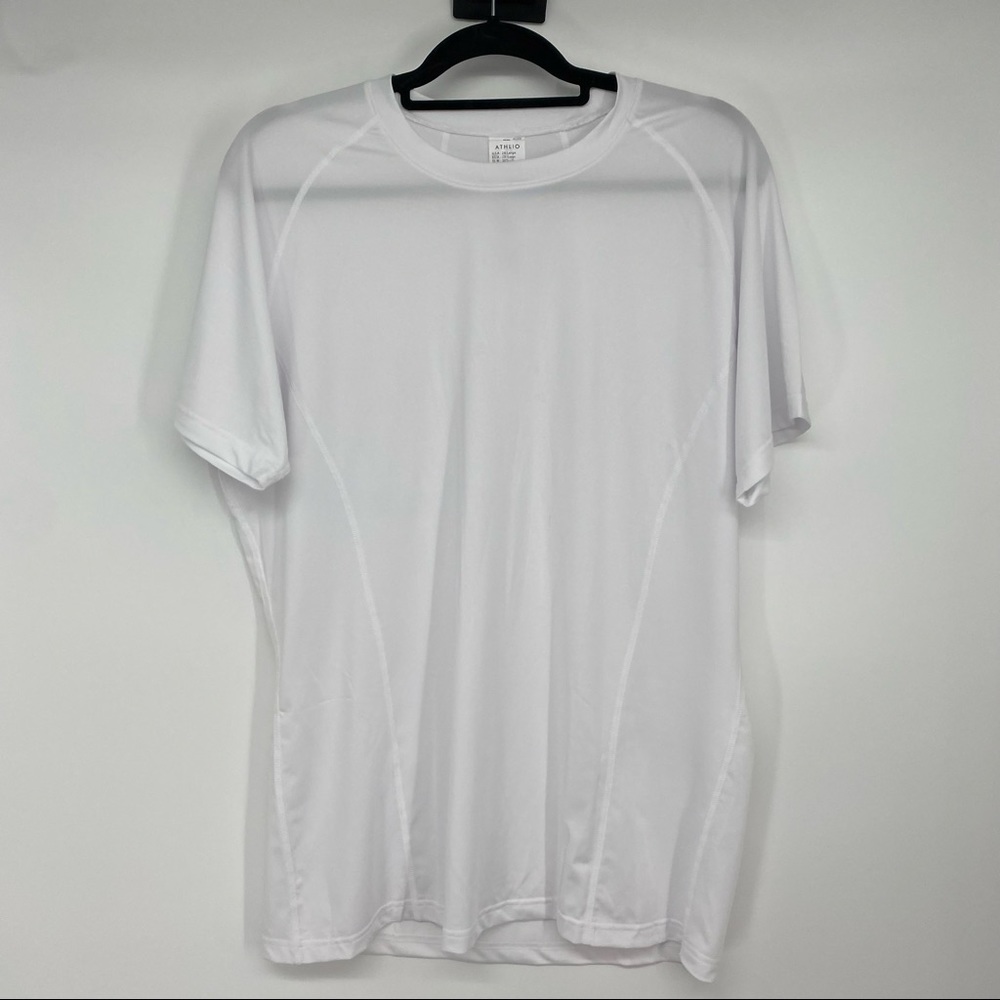 Athlio Mens Cool Dry Short Sleeve Compression Shirt Baselayer